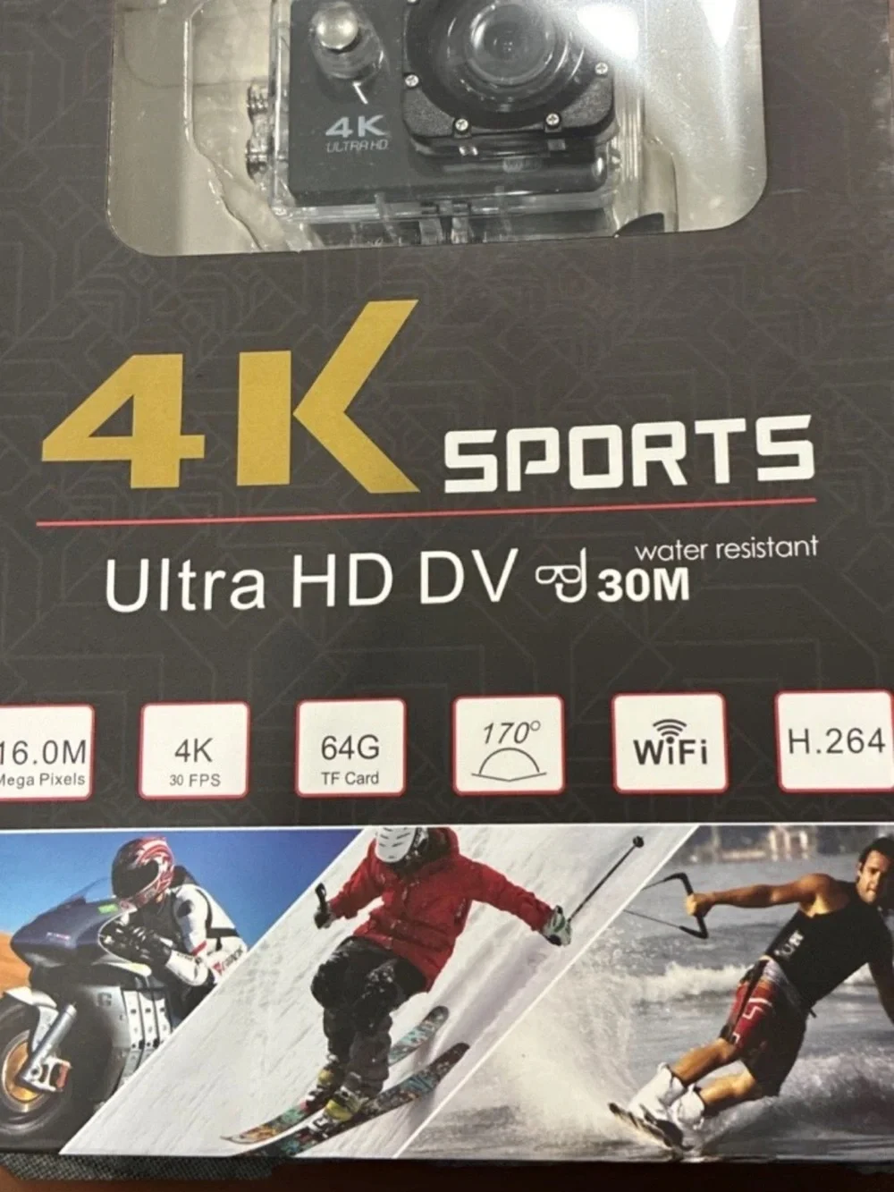 4 K- Sport Cam- Ultra HD DV WiFi